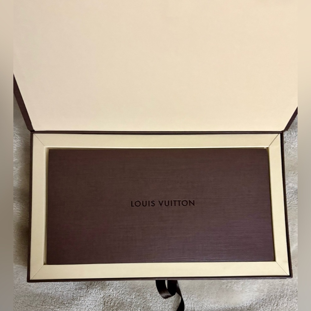 Authentic Vintage Louis Vuitton Brown Receipt or Gift Card Box! - Picture 6 of 14